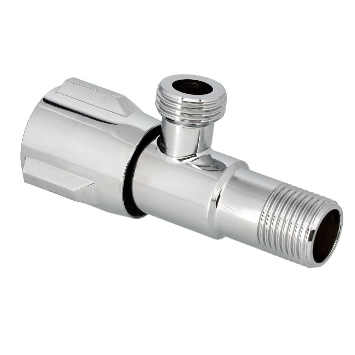 Geepas GSW61099 Angle Valve - Mixer Tap With Roughened Thread | Ergonomic Knob With 0.2Mpa-0.8Mpa Pressure | Ideal For Bathroom, Kitchen & More