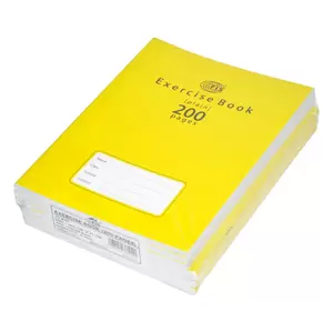 FIS Exercise Books Plain A5 200 Pages Pack of 6 Pieces