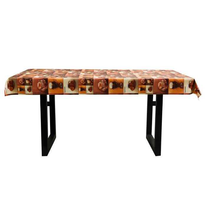 Table Cloth, Brushed Metallic Gold-Finish, RF10210 | 1.37x20m/Roll | PVC Fabric | Versatile| Ideal For Home, Restaurant, Hotel, Outdoor Parties & More