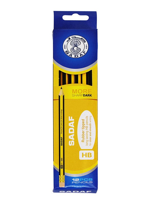 SADAF 1623 PENCIL MORE SHARP YELLOW/BLACK