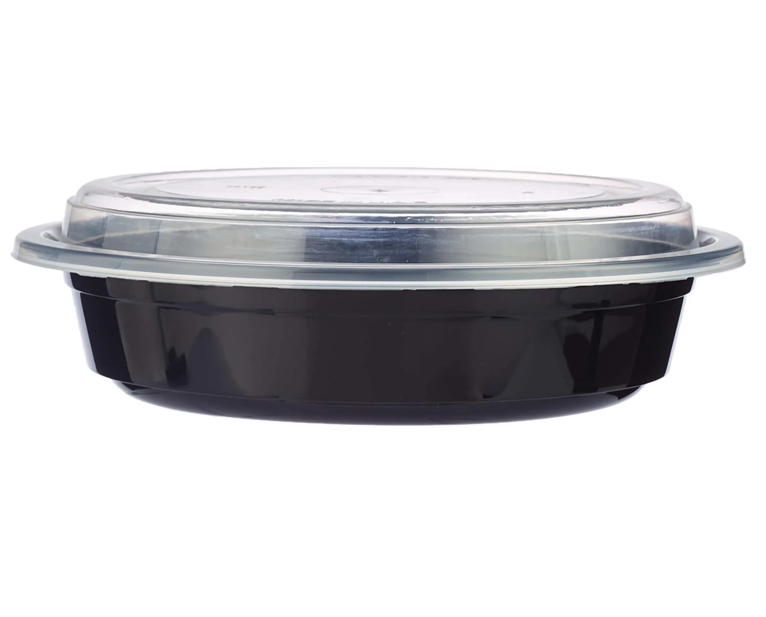 Black Base Round Container and Lid