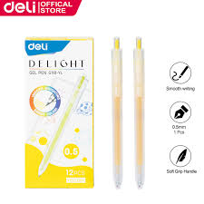 Gel pen Deli Delight EG118-YL