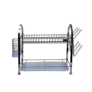 Royalford Wall Hanging Dish Rack - Stainless Steel - Silver - RF2563