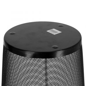 Royalford Mesh Waste Bin - Metal - Black