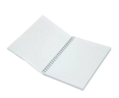 Light Spiral Soft Cover Notebook Single Line- LINBA51808S (Pack of 10 Pcs X 100 Sheets, A5 Size)
