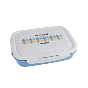 Royalford Air Tight Lunch Box - Plastic - Blue - RF4397