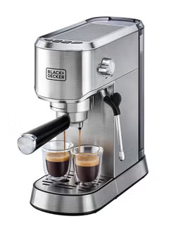 15-Bar Espresso Coffee Machine With Milk Fortner 1 L 1450 W ECM150-B5 Silver