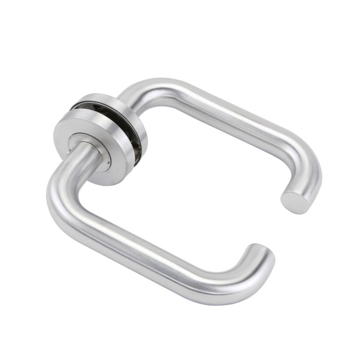 Geepas Mortise Rosette Tubular Handle - Door Handles | Firm Grasp | Rotate Door Lock | Interior | Satin Nickel Finish | 304 Stainless Steel | Premium Quality For All Internal Doors