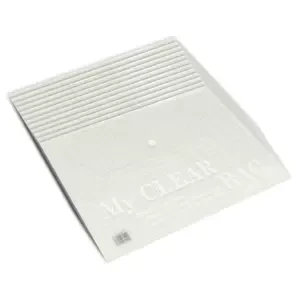 Pack of 12 Pieces My Clear Button Bag Clear
