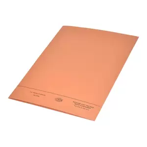 FIS Square Cut Folders With 8 cm Fastener Orange Color, Pack of 50 Pcs, 320 gsm, F/S (210 x 330 mm) Size - FSFF7FOR