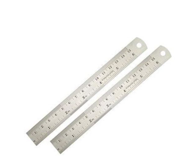 DELUXE STEEL RULER 15CM
