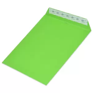 FIS Pack of 50 Neon Color Envelopes, 80 GSM, Peel & Seal, Size C5(229 X 162mm), Color Neon Green