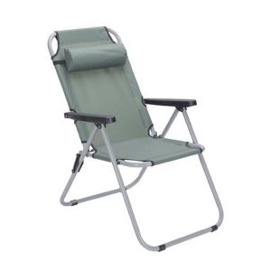 Royalford Beach Foldable Camping Chair - Alloy Steel - Multicolour - RF10352
