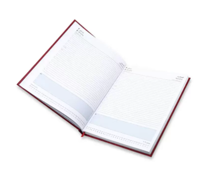 FIS Diary 2023 (Arabic/English) Maroon, A4 - FSDI41AE23MR