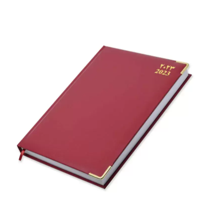 FIS Executive Daily Diary 2023 (Arabic/English) Maroon - FSDI88AE23MR