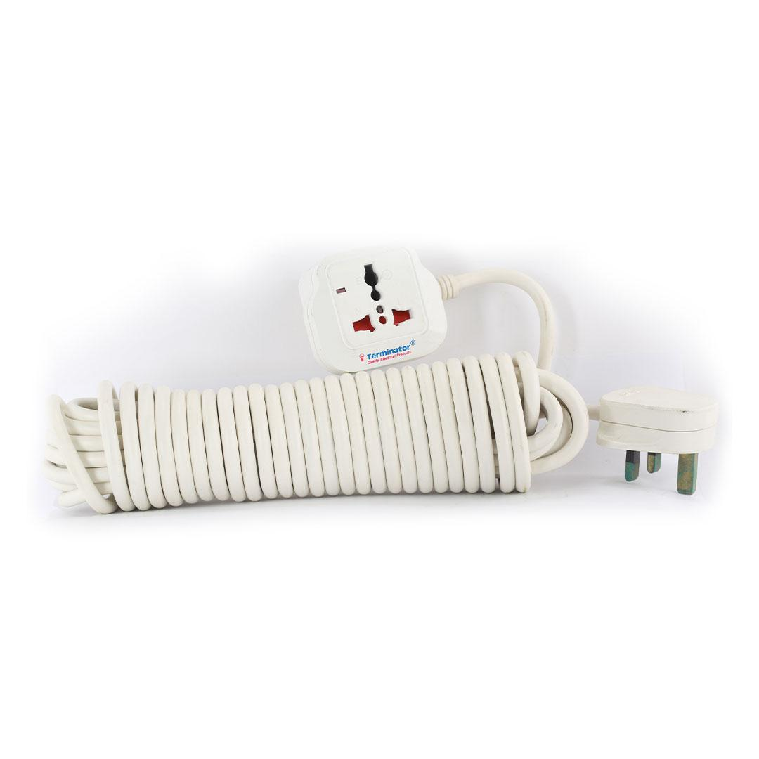 2 Way Power Extension Socket 10M Cable 13A