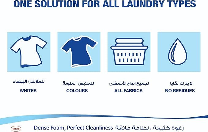 Persil Laundry Detergent Powder Deep clean, Pack Of 2 X 2.5Kg