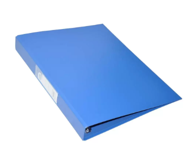 FIS PP Ring Binders, 4 Ring, 25 mm, Blue Color, A4 Size - FSBDD4PPA4BL