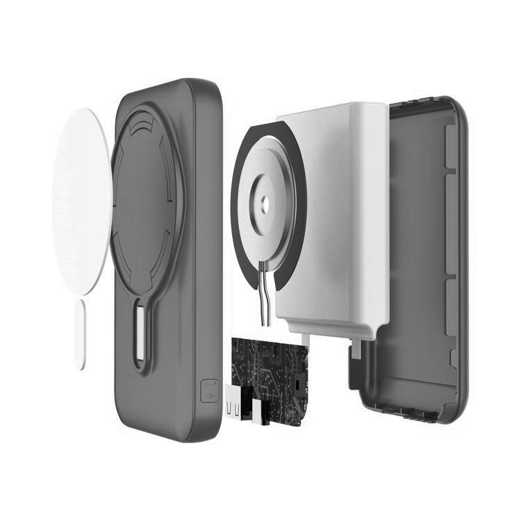 Green Magsafe Power Bank 10000mAh 15W - Black