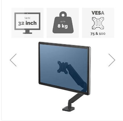 FELLOWES PLATINUM SERIES SINGLE MONITOR ARM 8043301