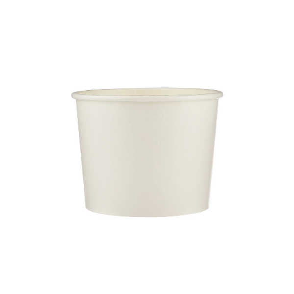 Paper Soup Bowl White