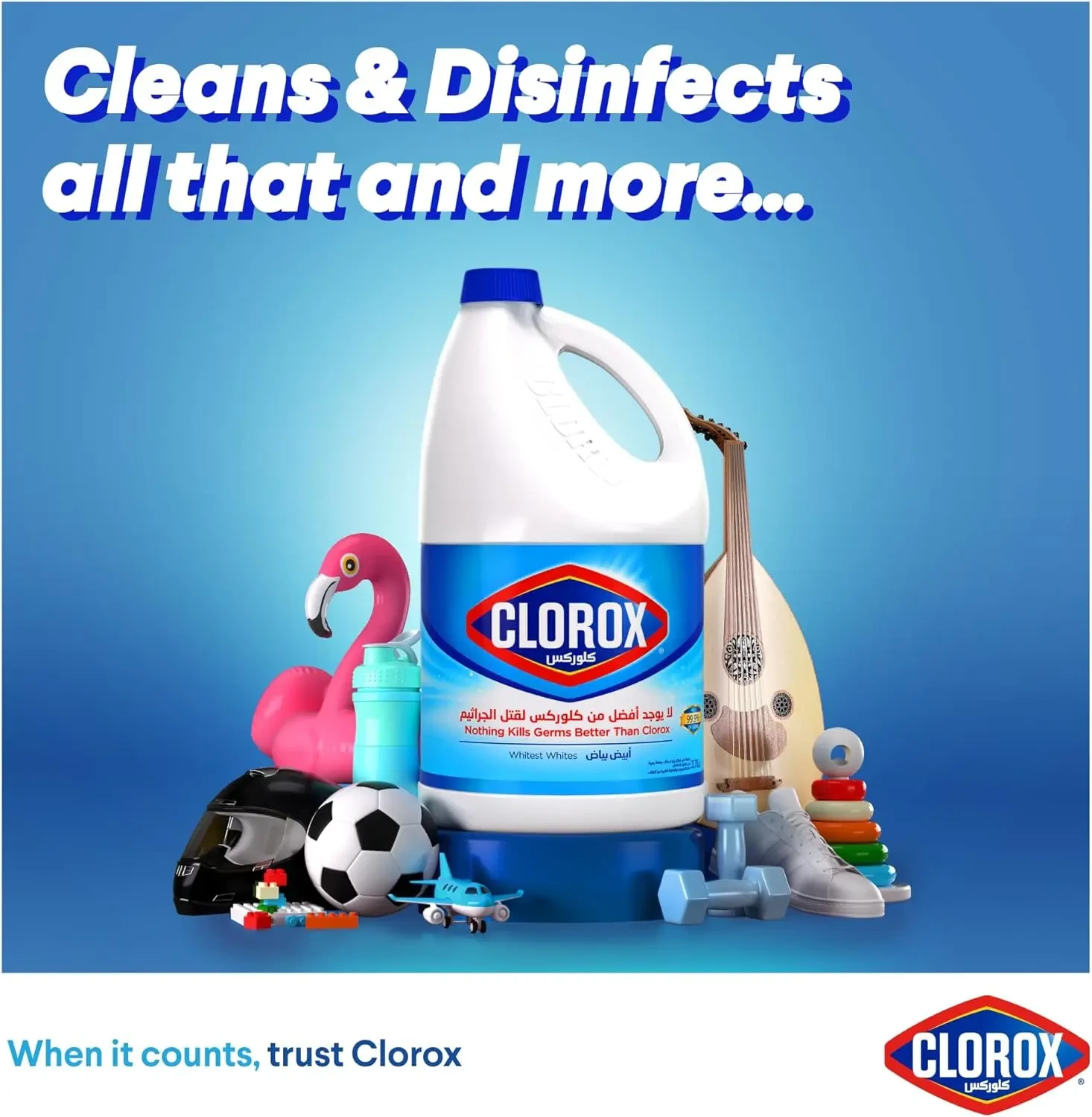 Clorox Original Liquid Bleach 3 x 2 x 3.78 Lt