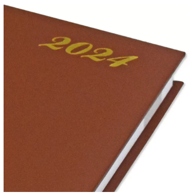 FIS Agenda Diary 2024 (English) Brown - FSDI75EVN24BR