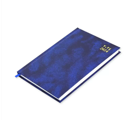 FIS Diary 2024 Arabic/English (Friday & Saturday Combined) A5, Blue - FSDI91AE24BL