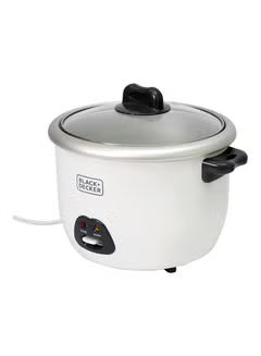 Rice Cooker Non-Stick with Glass Lid, 1.8 L 700.0 W, RC1850-B5 ,White