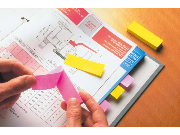 3M Post-it Page Markers Assorted Colors 670-5AF 5pads/pack