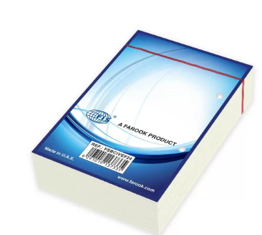 FIS 2024 Block Calendar, Arabic & English, 1 Day Per Sheet , 70 GSM Ivory Paper - FSBCIVAE24