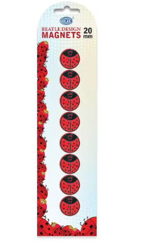 FIS Beatle Design Magnet, 3 Sets (20mm set, 30 mm set, 40 mm set) -FSMI203040/3