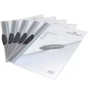 25-Piece Durable Swing Clip File, A4 Size, Black Color - DUPG2260-01