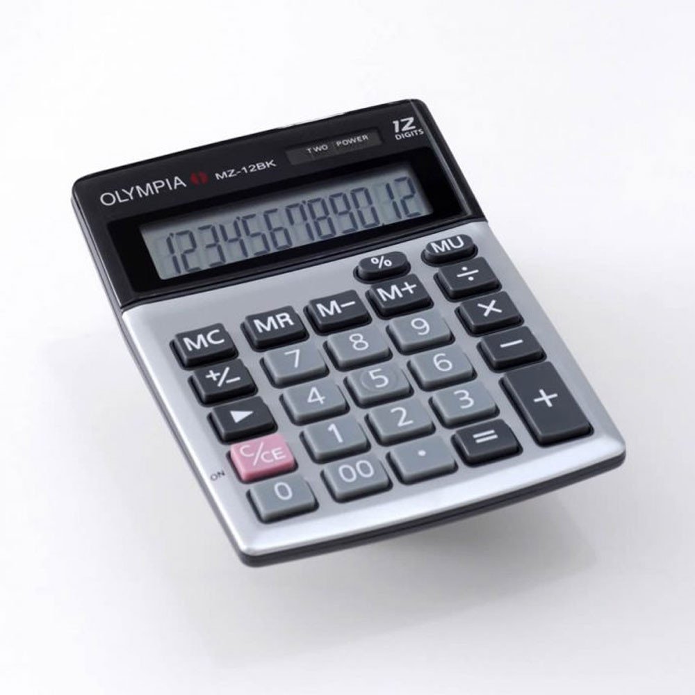 Olympia Calculator 12 Digits Basic DZ-12BK