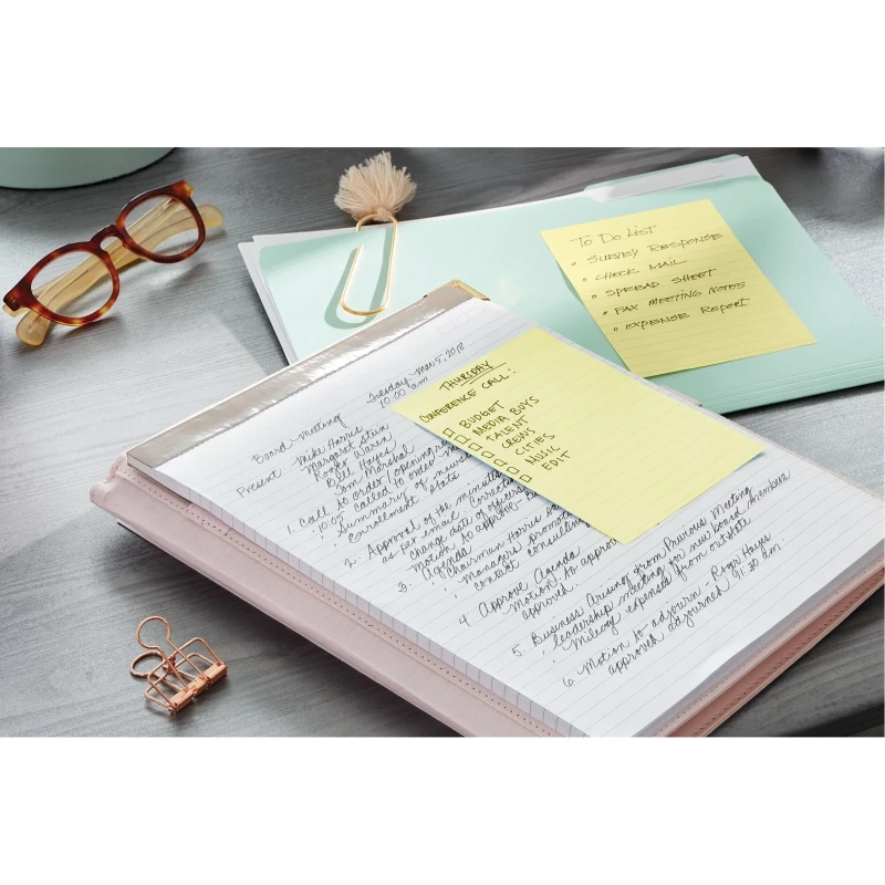 3M Post-It Notes Canary Yellow 659 4inX6in (101mmx152mm)