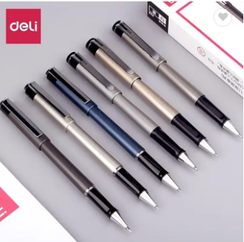 Deli S19 Office Gel Pen for Writing Black - 01 PCS