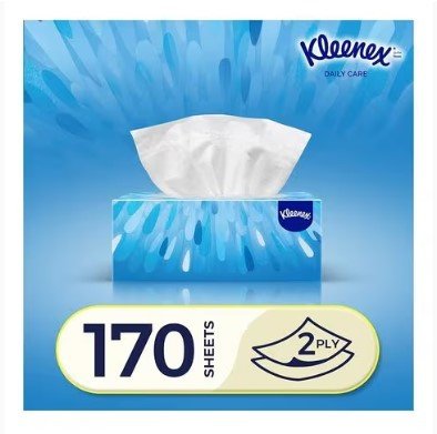 Kleenex Daily Care Facial Tissue 170 Sheets