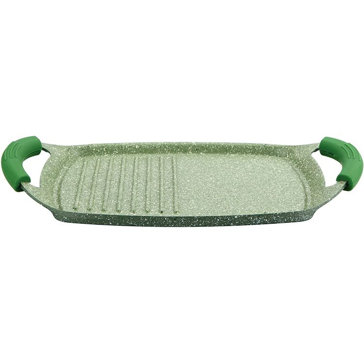 Prestige 47cm two handle grill pan Granite Non Stick - Aluminium - Green