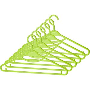 Royalford 6Pcs Hanger Set - Plastic - Green
