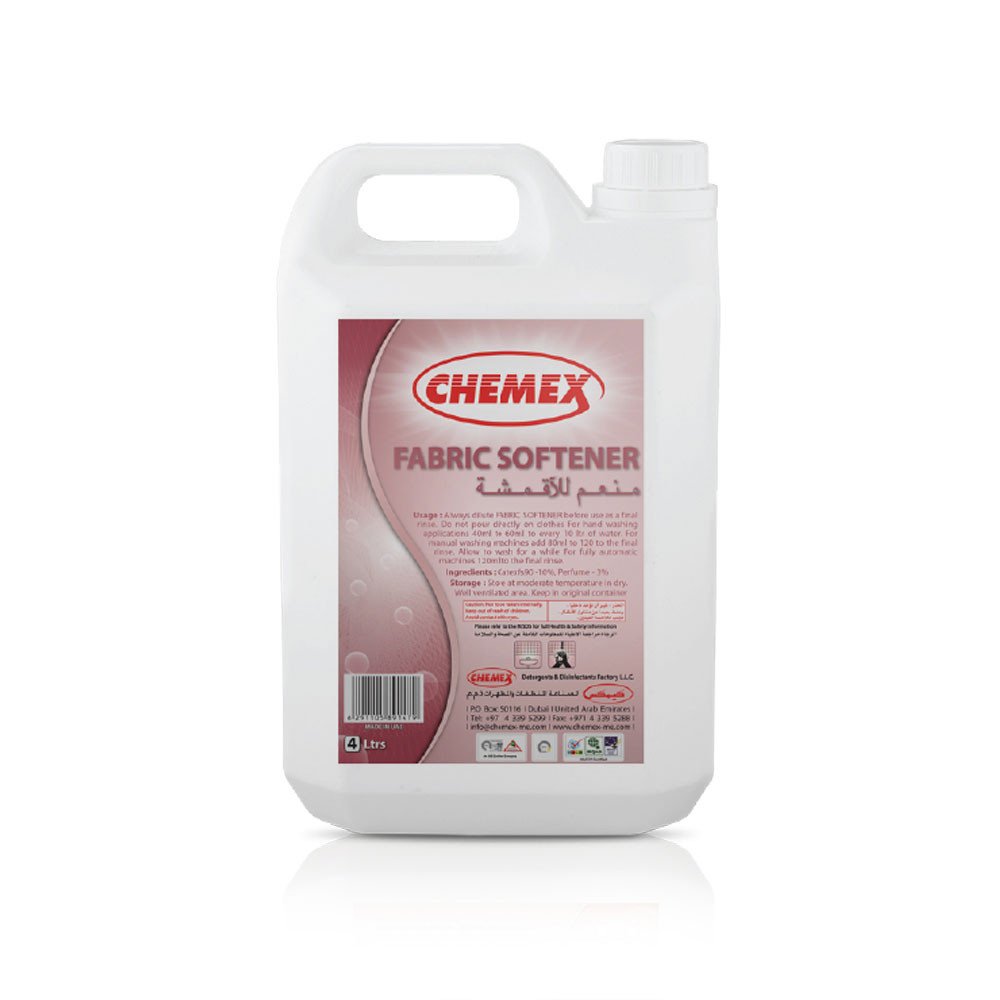 Chemex Fabric Softener, 5 Litres, 4 Pcs/Pack