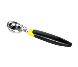 Royalford Ice Scoop - Stainless Steel - Black