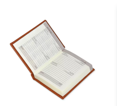 FIS 2023 Pocket Diary Italian Pu Arabic English Hard Cover Brown -FSDI11AE23BR