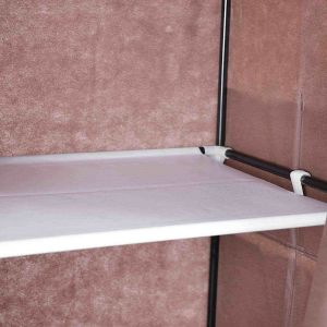 Royalford Wardrobe - Polyester - Brown