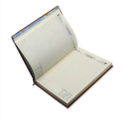 FIS Executive Diary 2023 (Arabic/English) Italian PU Padded, Cover Brown - FSDI88AEP23BR