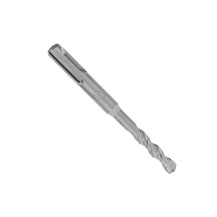 Geepas Chisel Bit Round 8mm - 110mm Long, Perfect For Compacting, Grooving, Cutting & More | 50mm Long Working | Compatible For Drill, Rotary Hammers, And Impact Hammer | Ideal For Plumbers, DIYers, C