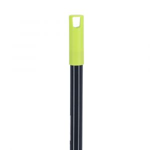 Royalford Broom With Long Handle - Plastic - Green & Grey
