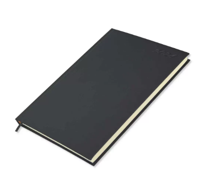 FIS A4 Diary 2024 English (Saturday & Sunday Combined) Black - FSDI47EP24BK