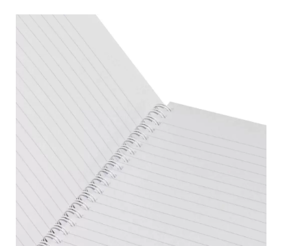 LIGHT Pack of 10 Spiral Soft Cover Notebook, Single Line, 9X7 Inches (22.86 X 20.32 CM), 100 Sheets -LINB971604S