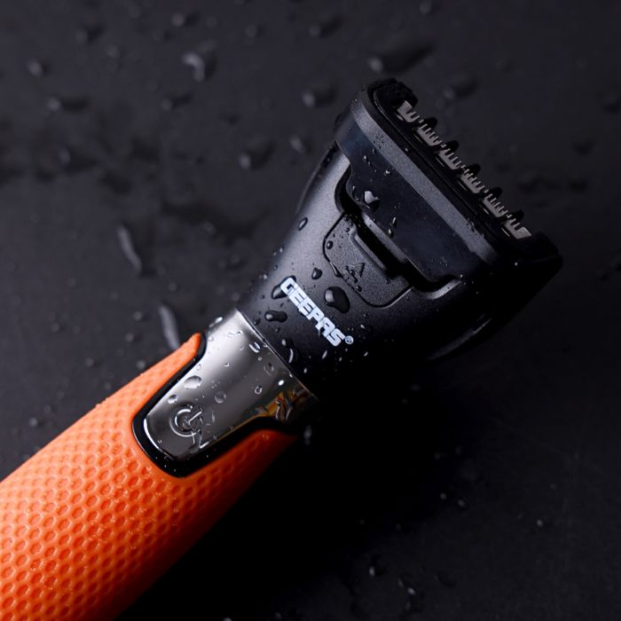 GTR56016UK One Blade Beard Trimmer | 2 In1 Grooming Kit Beard Trimmer & Body Groomer | Waterproof, Beard Tri MMing Comb, Skin Friendly, 45 Acute Angle Blade, Microfin Skin Guard, 20 Locking Length Set