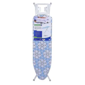 Royalford Ironing Board With Steam Iron Rest - Metal - Multicolor